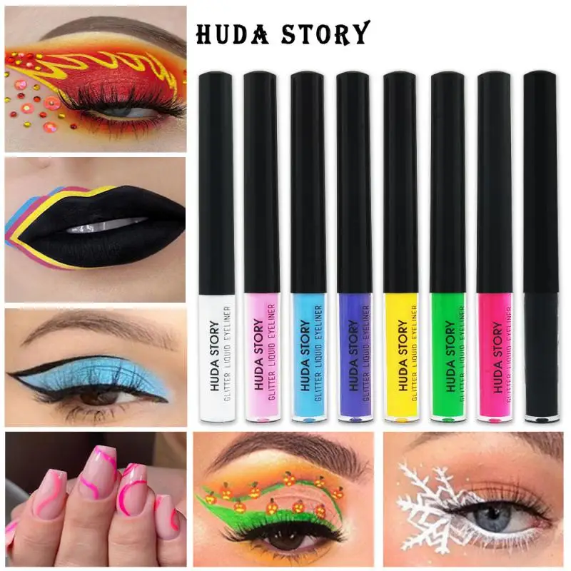 

8 Colors Eyeliner Liquid Pencil Waterproof Make Up Matte Eye Liner Blue Red Green White Gold Brown Eyliner For Women Cosmetics