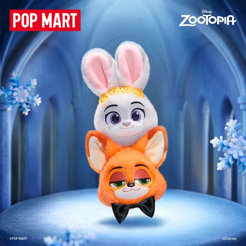 Фото POP MART Disney Zootopia Серия Ace Duo: Плюшевые подвески, игрушки в закрытых коробках-сюрпризах, милые украшения, фигурки, декор для дома и рабочего стола. №5