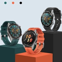 22mm silicone strap for huawei watch gt 2 pro sport strap gt2 gt3 3 pro gt 46 gt active 46mm smart watch bracelet wristband