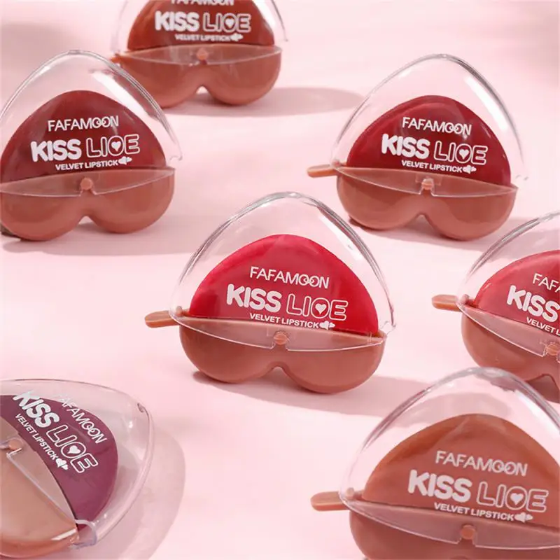 

Lazy Love Lipstick Lip Balm Makeup Not Easy To Fell Fog Makeup Effect Matte Lipstick Non-stick Cup Non-pull Dry Lip Cosmetics