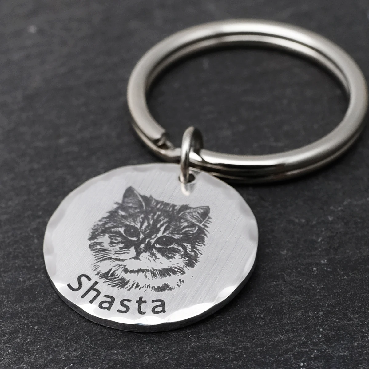 Брелок для домашних животных с портом брелок фото собаки под заказ фотографией