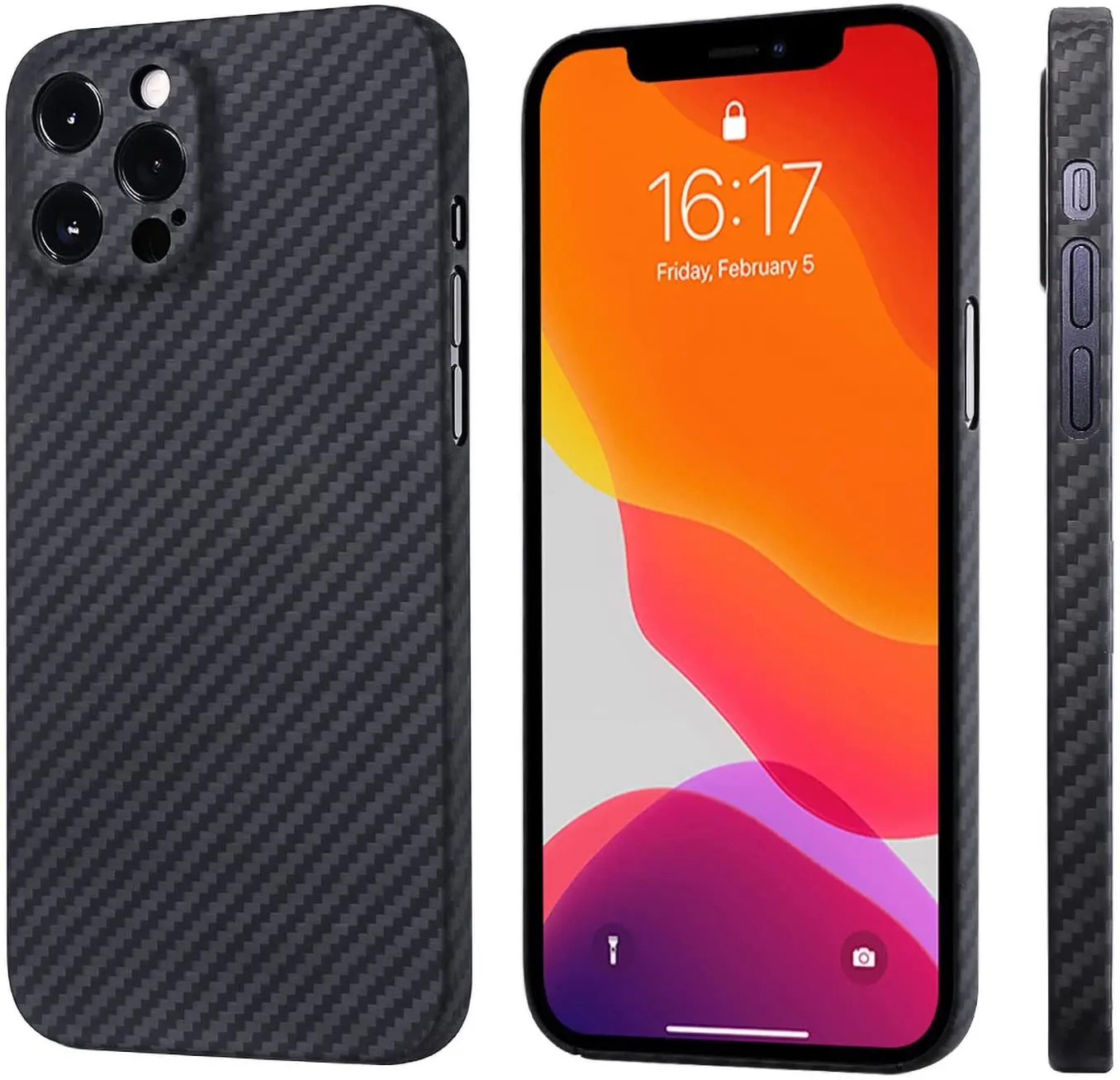 

Супертонкий чехол для iPhone 13 Pro, защитный чехол из настоящего арамидного углеродного волокна для iPhone 13 Pro Max 12 Mini, мягкий чехол на ощупь