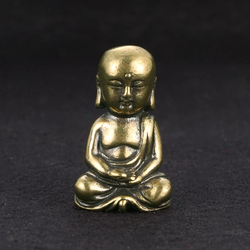 

Free Delivery China Elaboration Bronze Statue Lucky"Bodhisattva Buddha"Small Decorative Article Metal Crafts Home Decoration#4