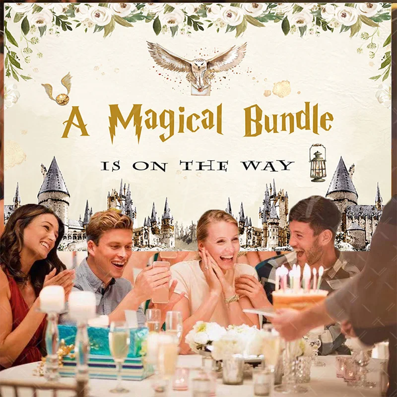 Волшебный пучок пол раскрываемый фон волшебный замок книга Сова акварель