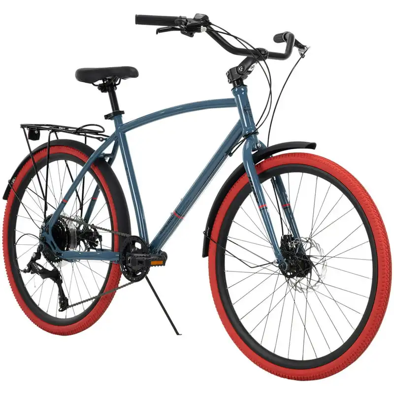 

Ashland 26-inch Men's Commuter Bike, Blue Bicycle Bike Travel Adult Teens Gift