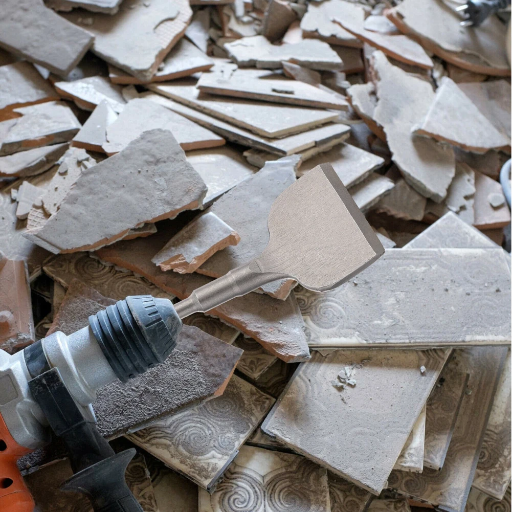 

Manual Tool Tile Chisel 15 Degrees Cemented Carbide Dia:10mm L:180mm W:75mm High Quality Professional 2022 NEW