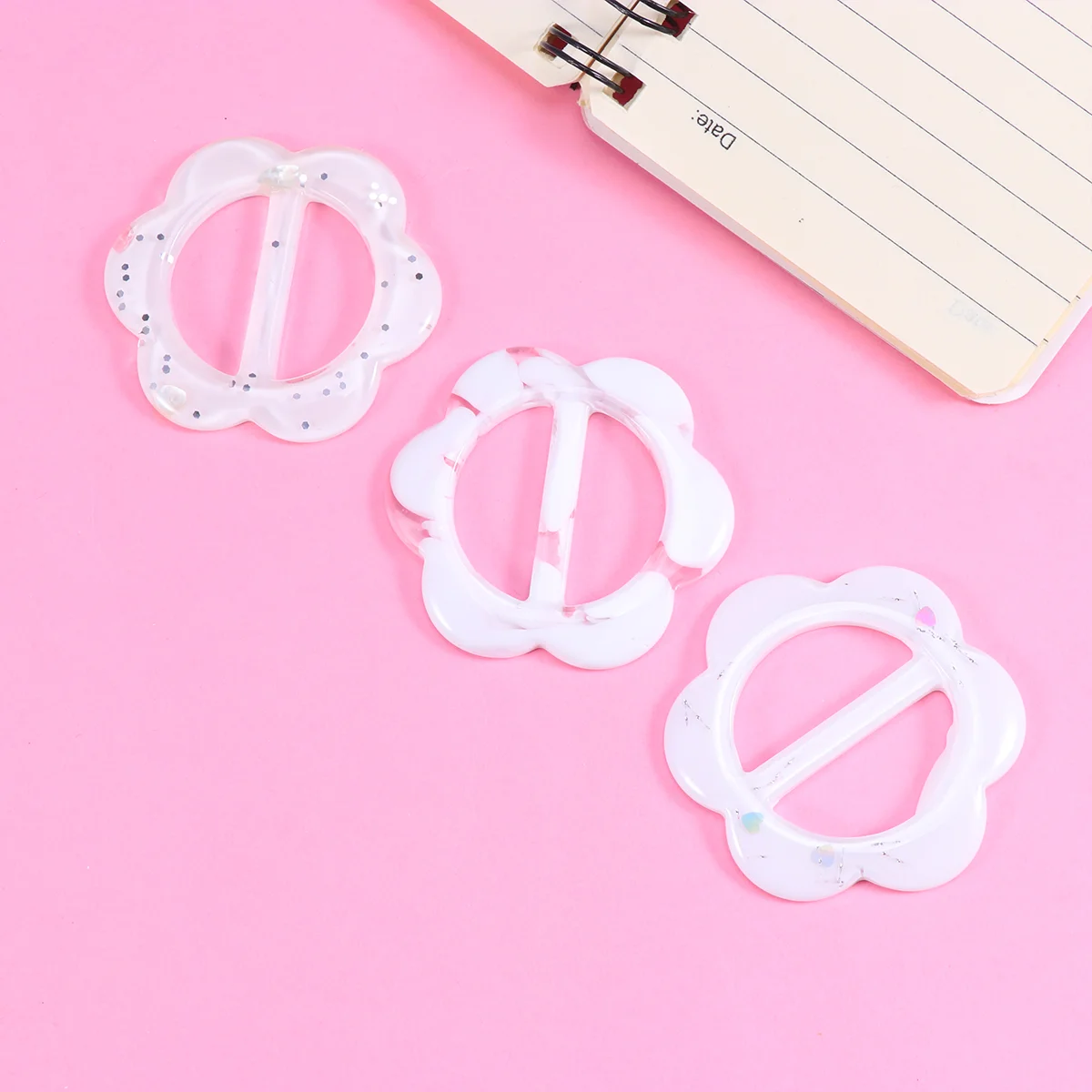 

Scarf Ring Shirt Clip T Clips Buckle Clasp Holder Resin Rings Wrap Scarves Silk Clamp Clothing Sarf Tee 80S Round Neckerchief