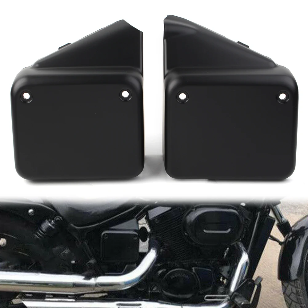 

2X Motorbike ABS Battery Side Cover Guard For Honda Shadow Spirit 750 VT750DC 2000 2001 2002 2003 2004 2005 2006 2007 2008 2009