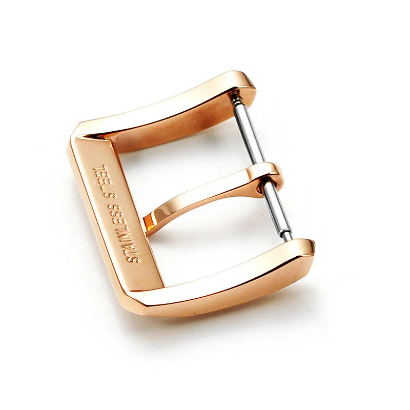 Wholesale 10PCS/Lot Stainless Steel Watch Buckle Watch Clasp 10mm 12mm 14mm 16mm 18mm 20mm 22mm 24mm 26mm Black Silver Gold New