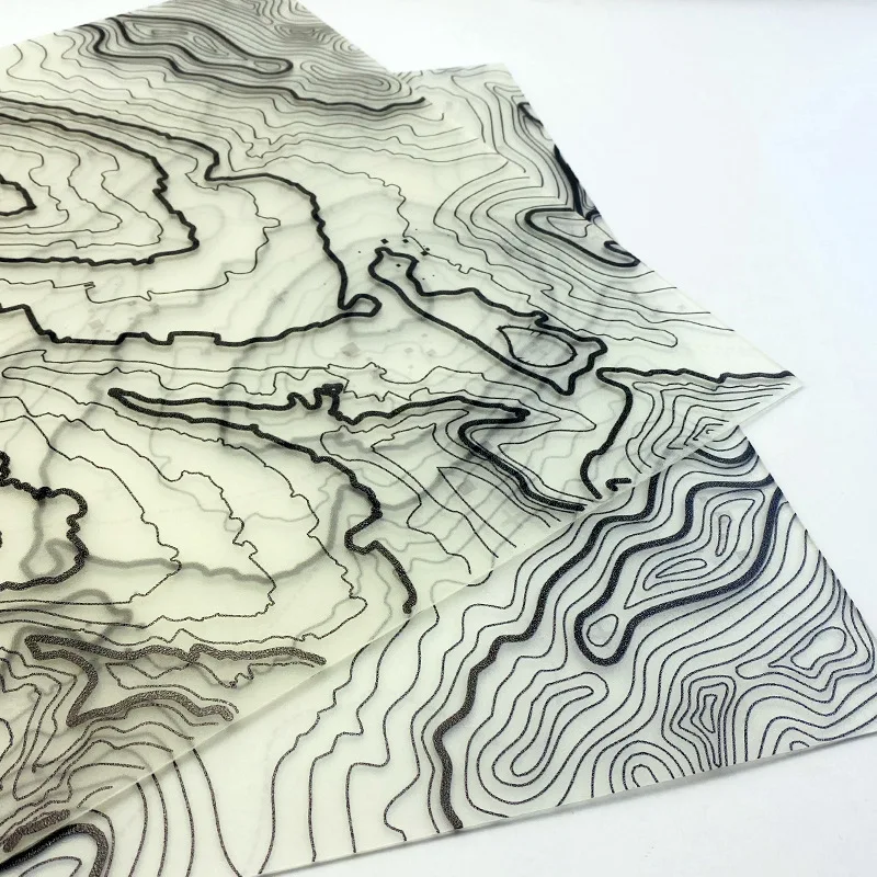 

Термопластиковая доска KYDEX прозрачный камуфляж 8 размеров