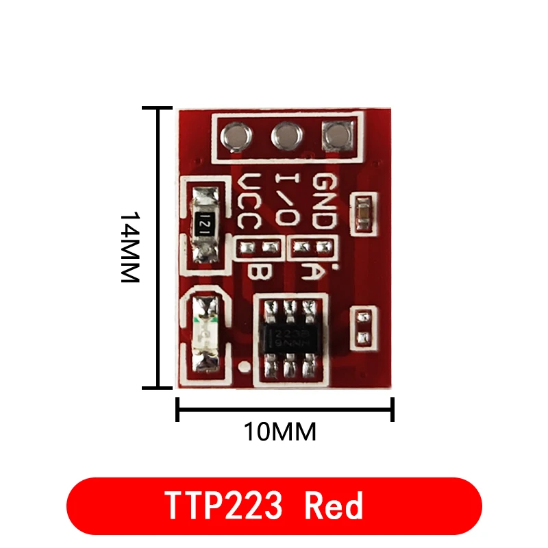 Фото TTP223/TTP224/TTP226/TTP229 Jog цифровой сенсорный переключатель датчик цифровой 1/4/8/16-канальный сенсорный емкостный модуль TTP223B №5
