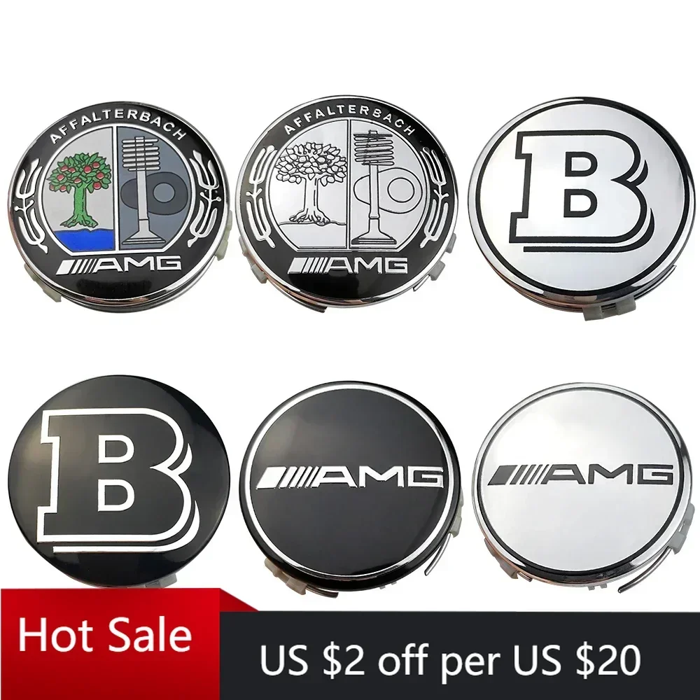 Горячие центральные колпаки колеса Mercedes Benz 4 шт. 75 мм для AMG Apple Tree B w204 w211 w205 W212 w203 w213