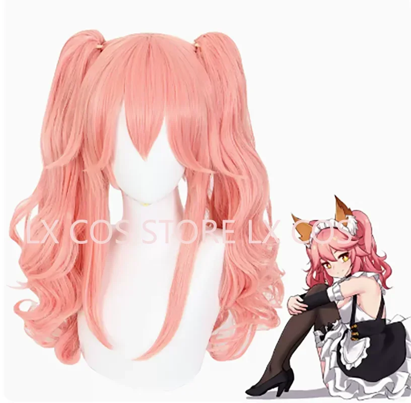 Fate Grand Order Косплей Костюм тамамо no Mae горничная Платье Fate/EXTRA FGO парик хвост уши для