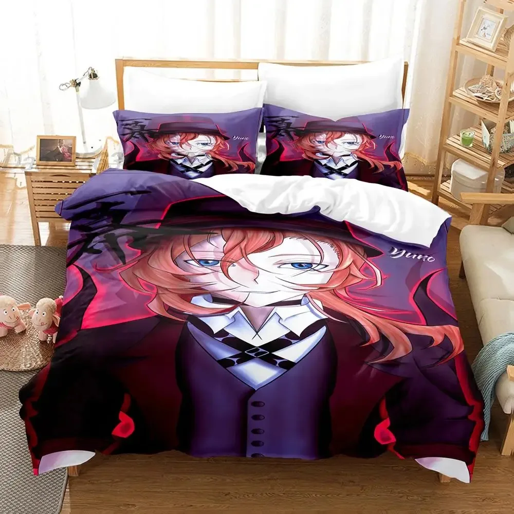 Anime Bungo Stray Dogs Nakahara Chuuya Bedding Set Single Twin Full Queen King Size Bed Set Adult Kid Bedroom Duvet Cover Sets (art.: 3920cbf4c652a) - 3920cbf4c652a