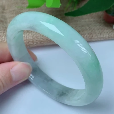 

Ювелирные изделия Zheru, браслет из натурального нефрита из Мьянмы 54 мм-62 мм, изысканная фотография, отправить подруге, отправить маму