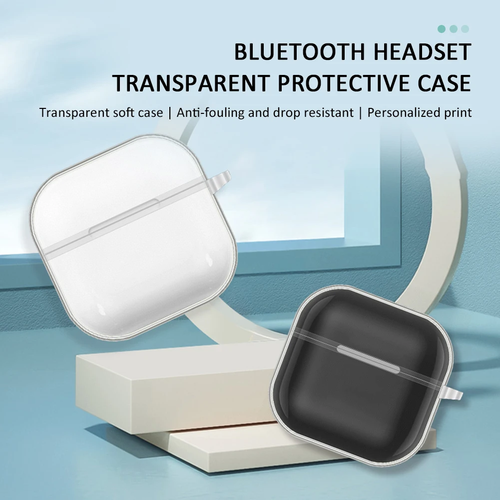 

1pcs TPU Wireless Headphones Soft Cover Sleeve for Lenovo LP40 Charging Bin Protective Case Shell Wear-resistant and Comfortable