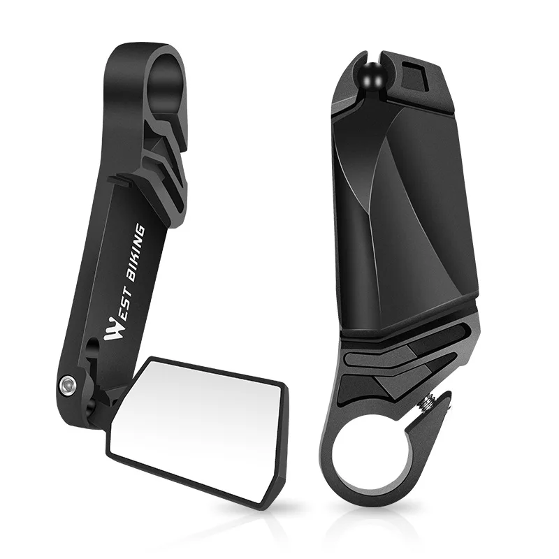 

Bicycle Folding Rearview Mirror Bicycle Vice Handlebar Mountain Bike Sheep Horn Vice Handlebar Rearview Mirror