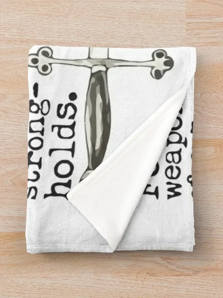 Молитва-это оружие для вытягивания креплений 2 Cor 10 4 KJV пледы одеяла диваны