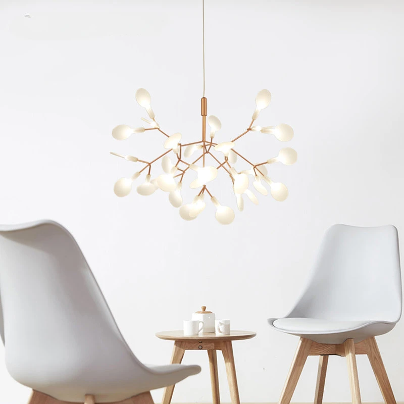 

Chandelier Led Art Pendant Lamp Light Nordic Modern Branches Firefly Hanging Living Room Home Decoration Luxury Luminaire