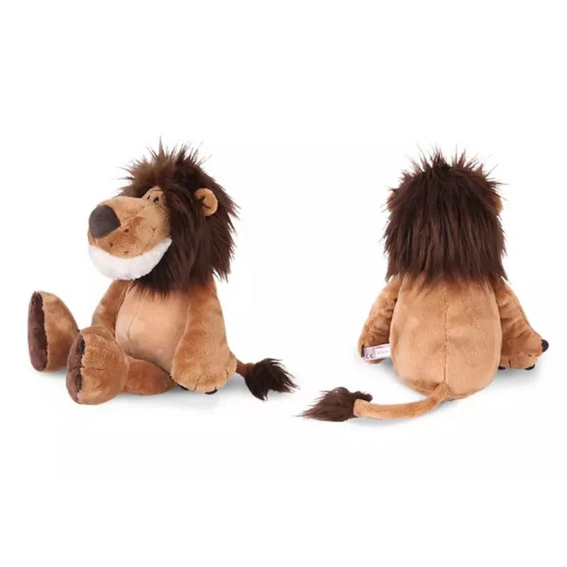

25 см лесные животные, мягкие плюшевые милые плюшевые игрушки в виде льва, рождественские подарки, плюшевые игрушки