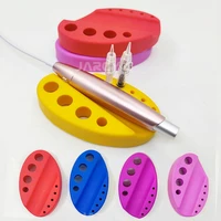 1pcs oval silicone tattoo ink pigment cup holder embroidery paint cap stand microblade pen rack eyebrow makeup machine accessory