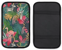 sedoied tropical jungle car center console handrail box pad console cushion pads interior decor