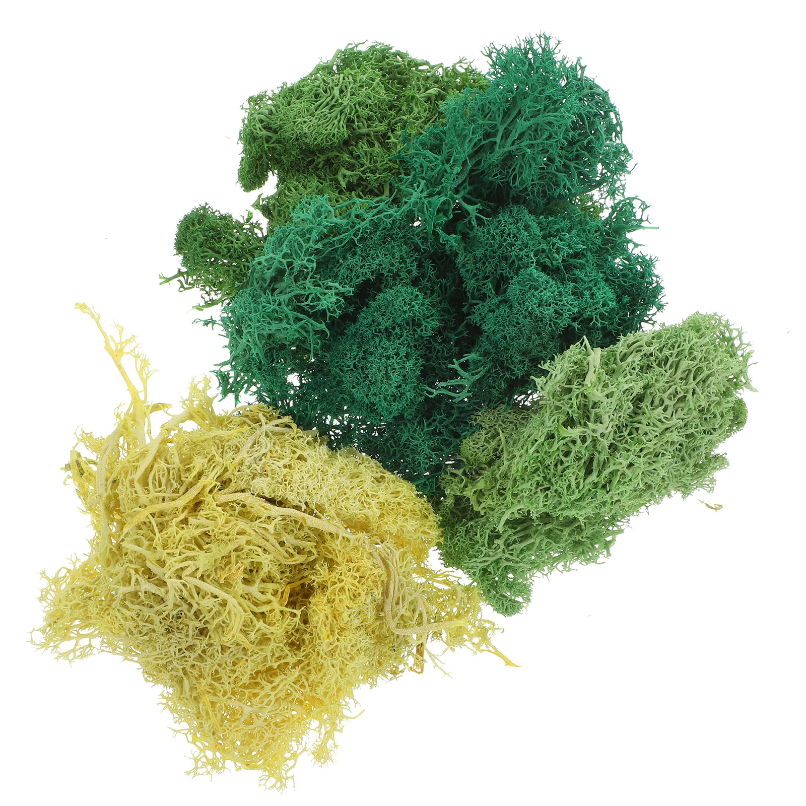 

4 Packs Beautiful Natural DIY Multipurpose Floral Project Moss Preserved Moss Micro Landscape Moss for Dining Hall Garden