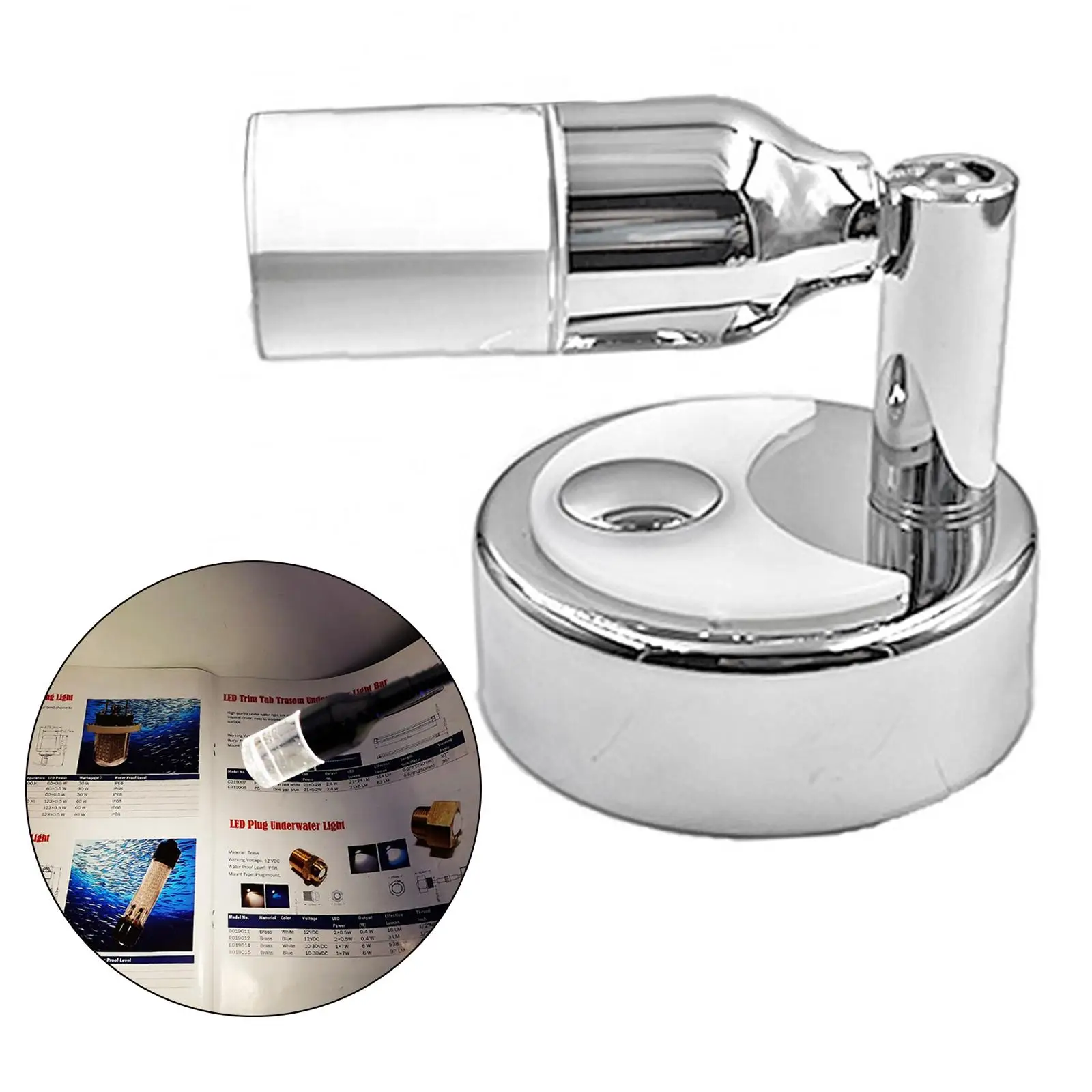 

LED Reading Light DC 10-15V Lighting RV Spotlight Fit for Bus Camper Truck
