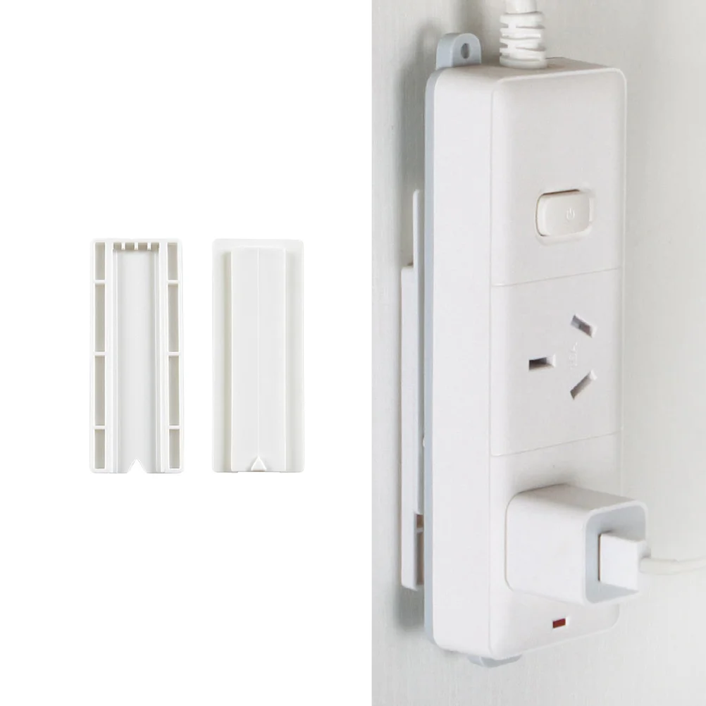 

Power Strip Mount Holder Wall Extension Cord Cable Patch Panel Adhesive