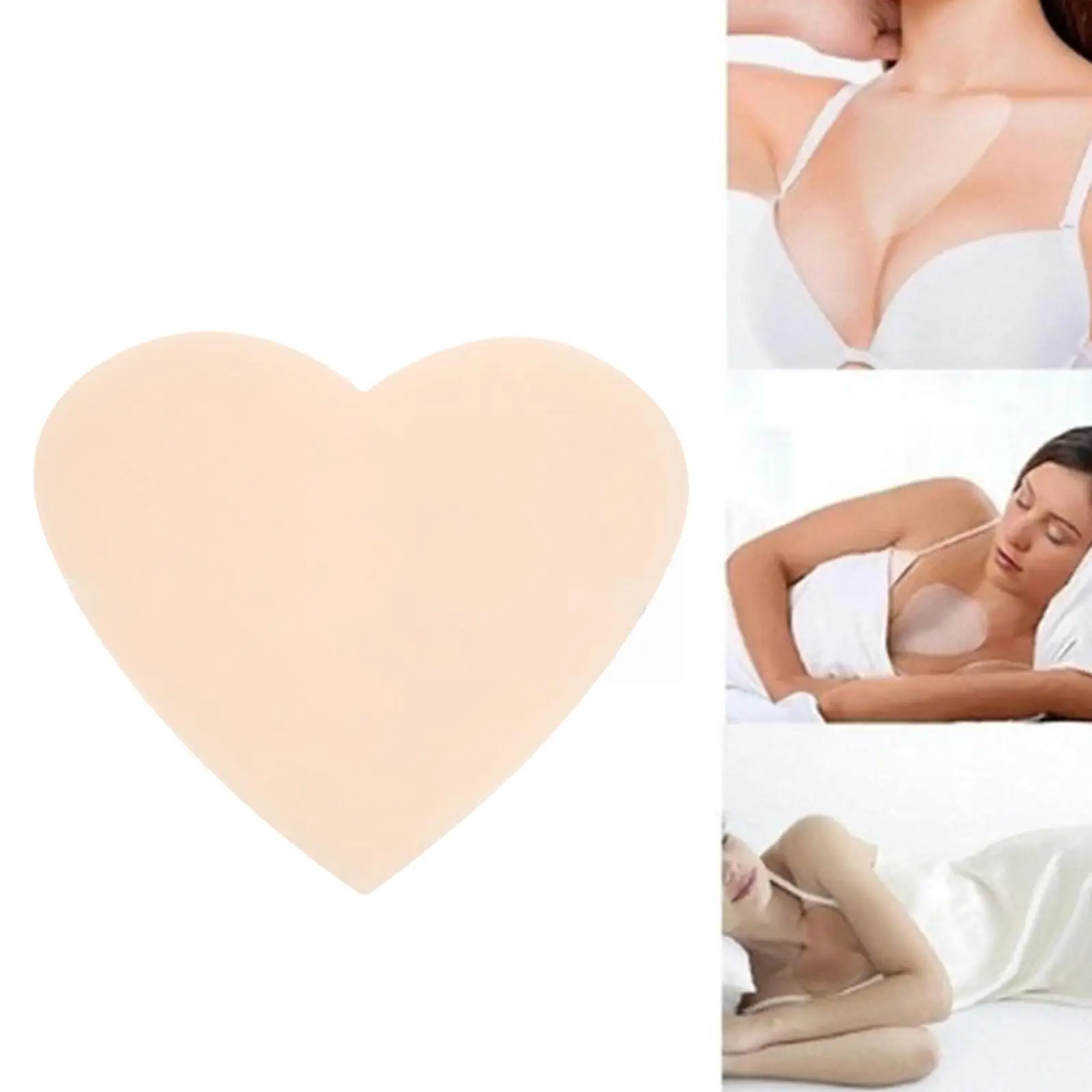 

Reusable Anti-aging Silicone Invisible Chest Patch Chest Silicone Removal Self Transparent Anti Wrinkle Pad Skin Care Adhes B3H7