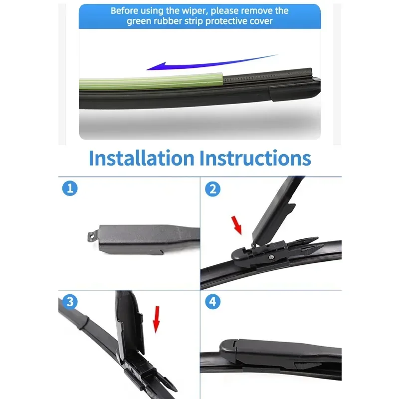 Автомобильные передние щетки стеклоочистителя для Geely Xingyue S FY11 Tugella 2019 2020 2021 2022