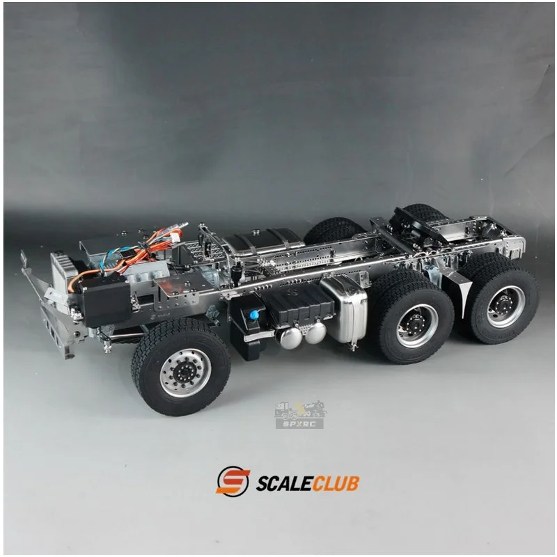 

Scaleclub Model 1/14 For Man Tractor Upgrade 6x4 6x6 Full Metal Chassis For Tamiya RC Trailer Tipper Car Diy Parts