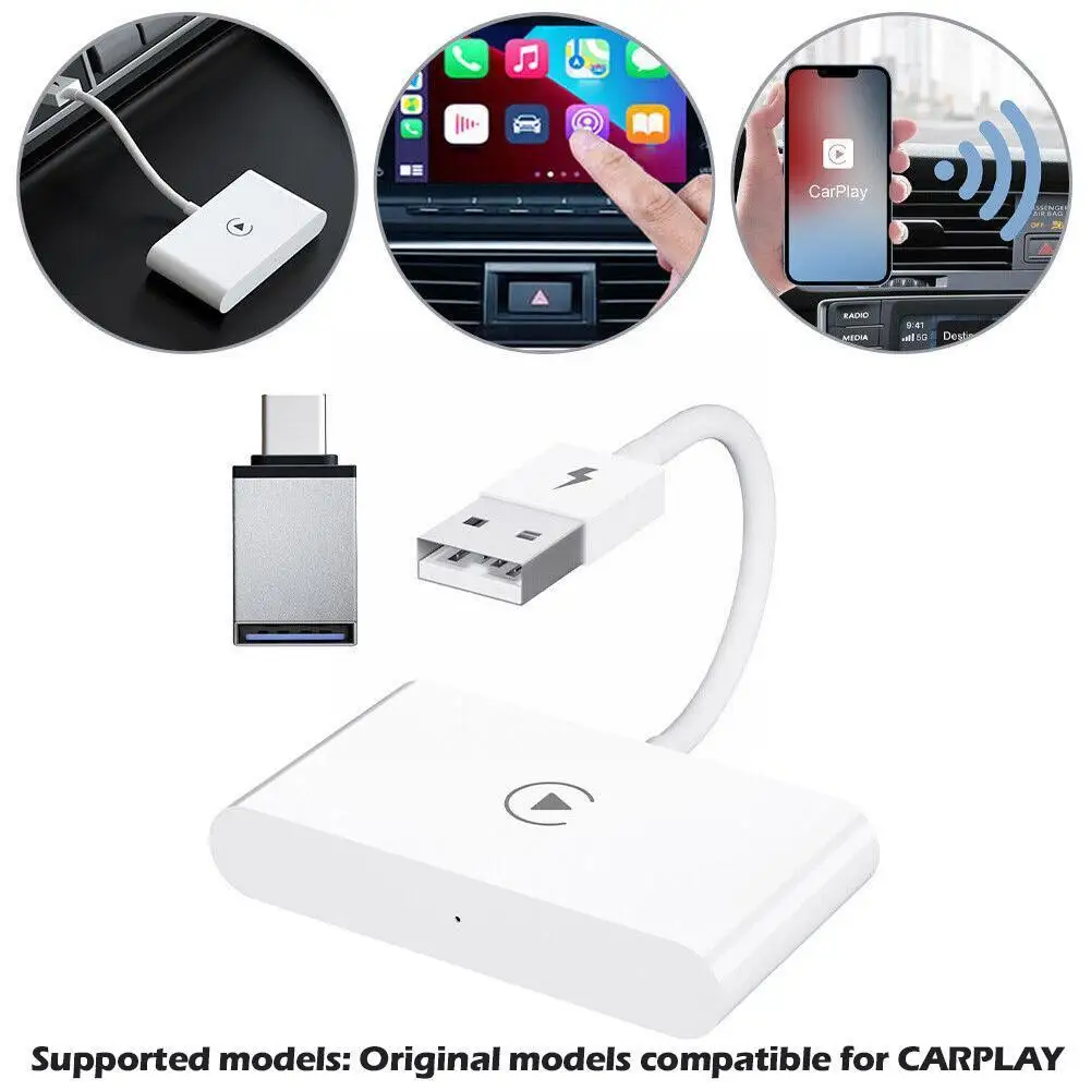 

Wireless Adapter For Wired To Wireless Andriod Auto Dongle Screen Car Link Wireless Receiver Adapter For Google Q9n0