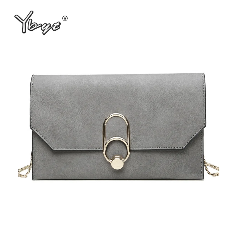 

YBYT brand 2023 casual PU leather female shoulder crossbody bags ladies shopping purse women satchel envelope clutch evening bag