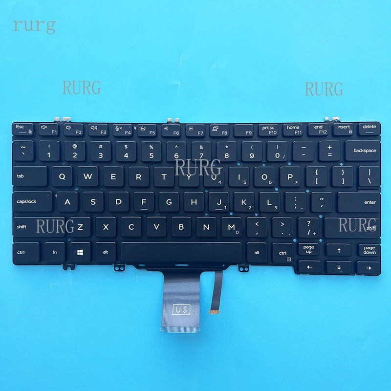 Новая американская клавиатура с подсветкой, совместимая с Dell Latitude 7300 5300 5310 2in1 5GJY7 08GDY7 (art.: 3920db4e1ff18) - 3920db4e1ff18