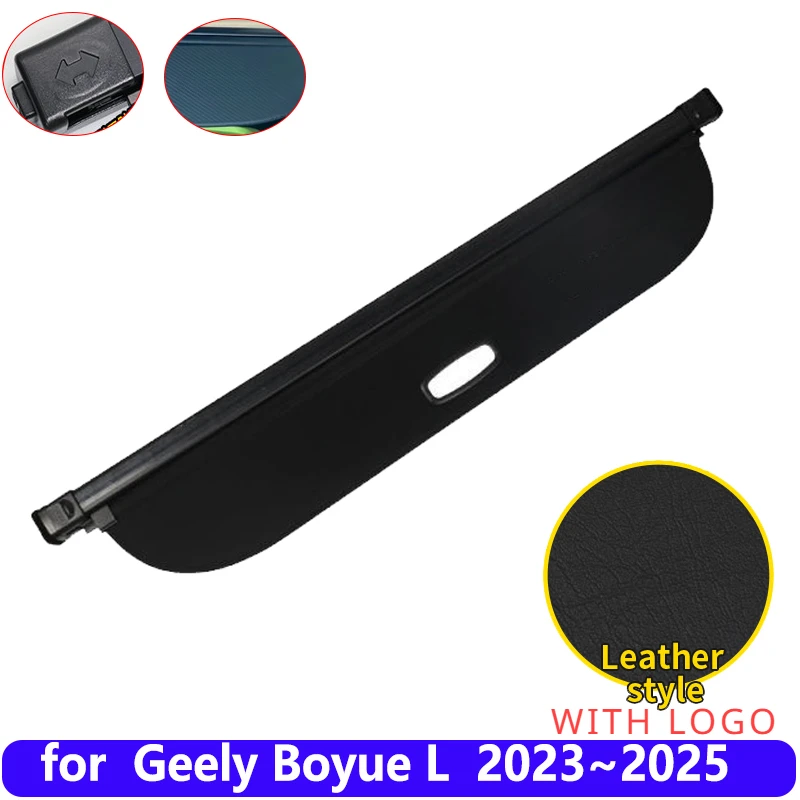 

Занавеска в багажник автомобиля для Geely Boyue L FX11 2023 2024 2025, чехлы на багажник автомобиля, задняя штора, выдвижные аксессуары для защиты от подглядывания