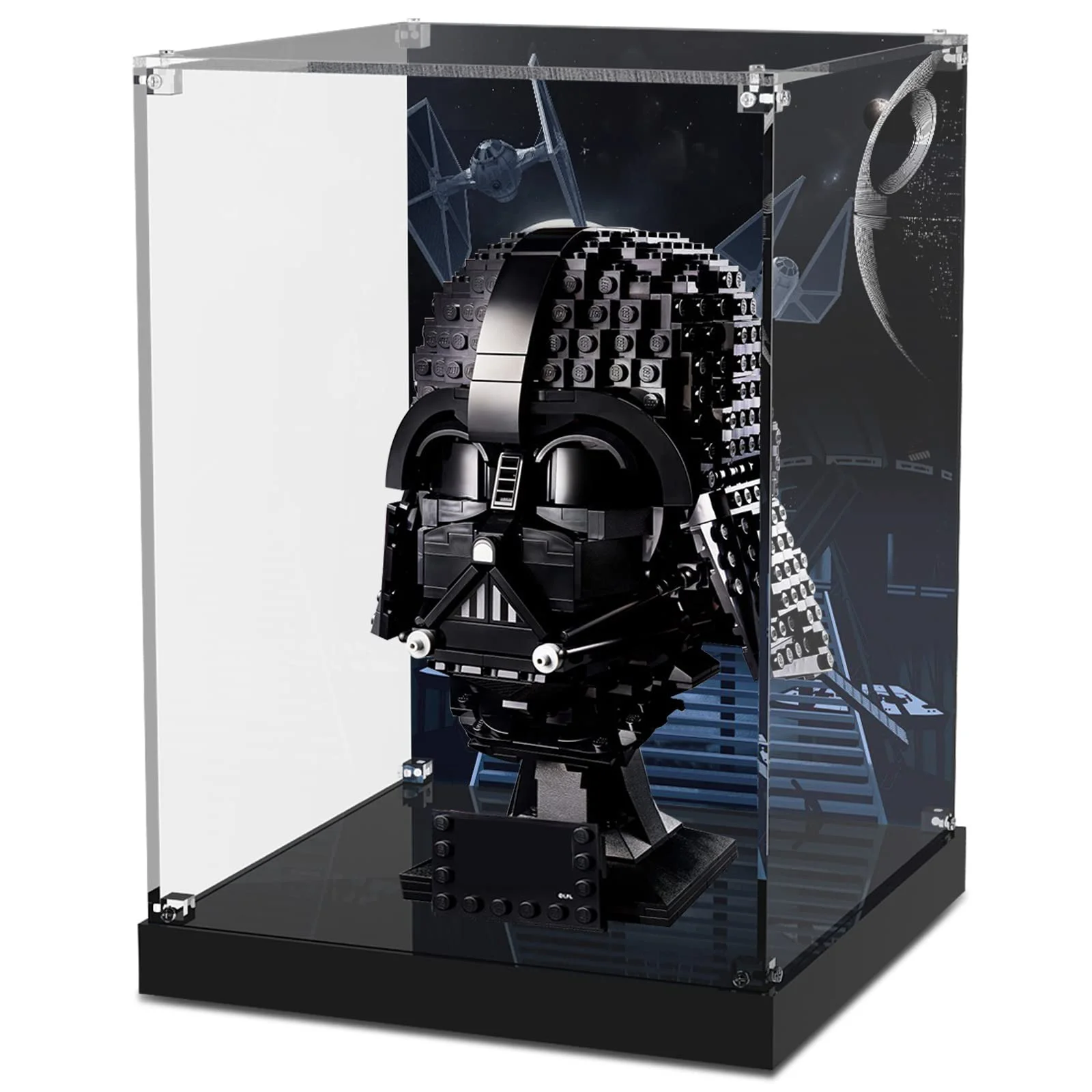

Acrylic Display Case for 75304 Helmet Dust-Proof Transparent Clear Display Box Showcase (The Model NOT Included)