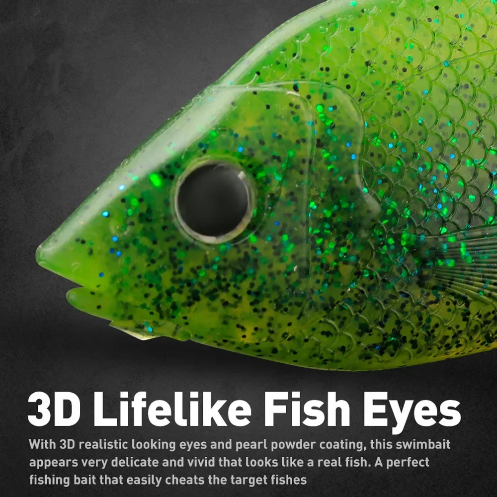 Мягкая приманка для рыбалки качели 100/120 мм 17/27 г вспышка ПВХ имитация рыбы