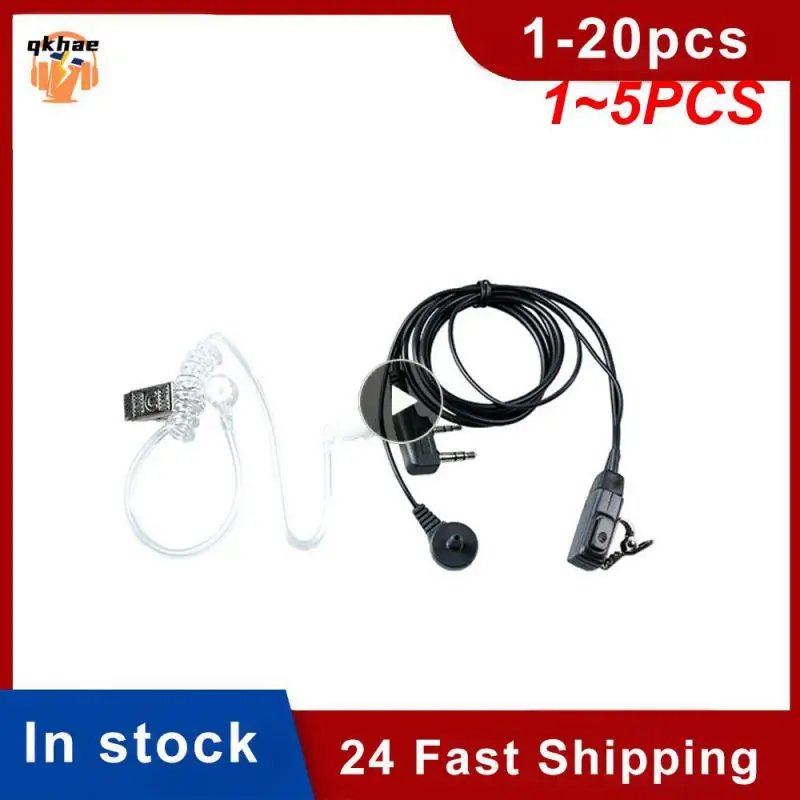 

1~5PCS Baofeng Covert Acoustic Air Tube Mic Microphone Earphone Earbud Headset Earpiece Headphone For Kenwood Walkie Talkie