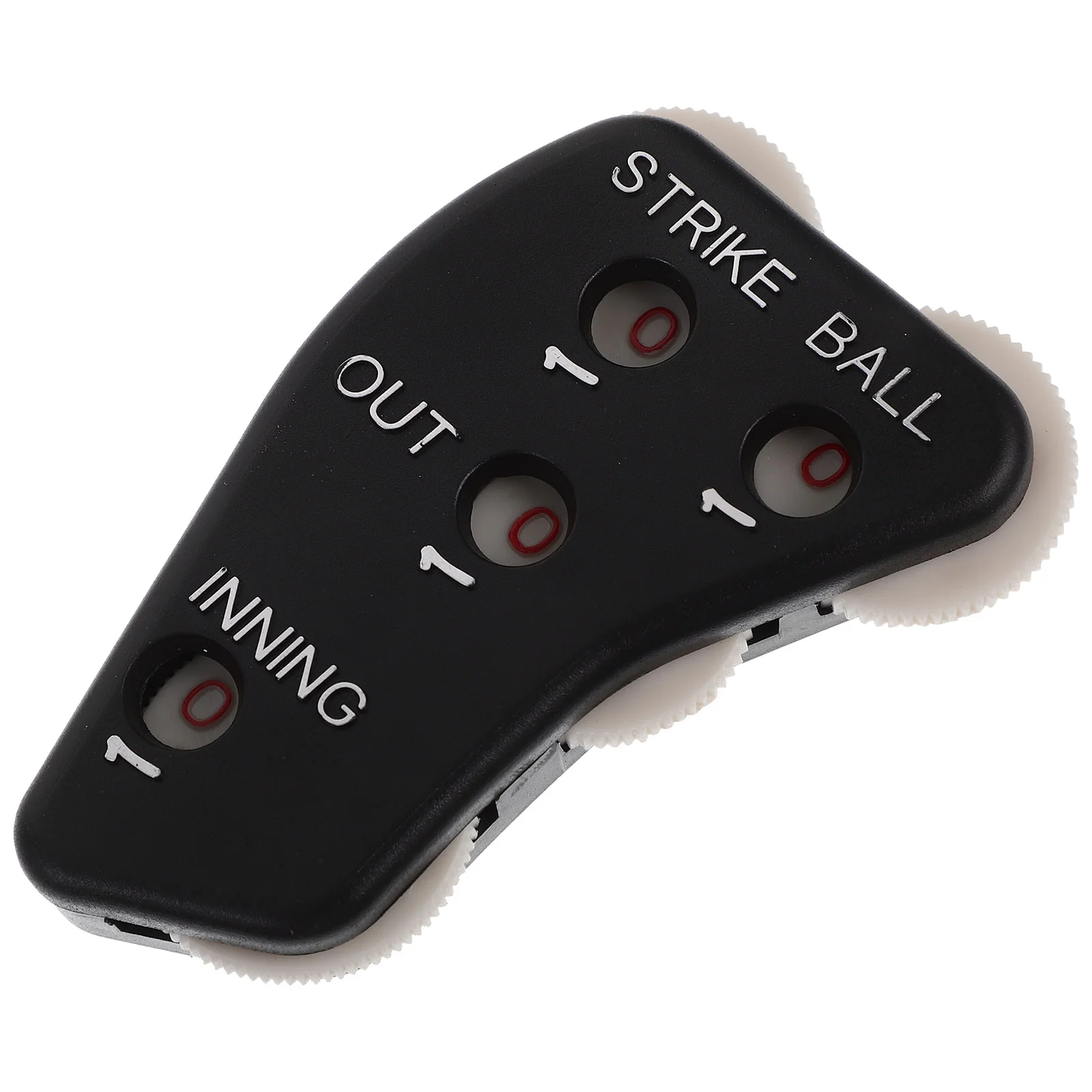 

2 Pcs Four Wheels Umpire Clicker Portable Scoreboard Convenient Baseball Counter Plastic Strike Handheld Indicator Whistle