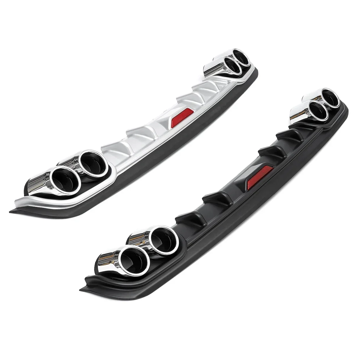 Универсальный автомобильный диффузор для заднего бампера губа утюжок BMW E46 E60 E90