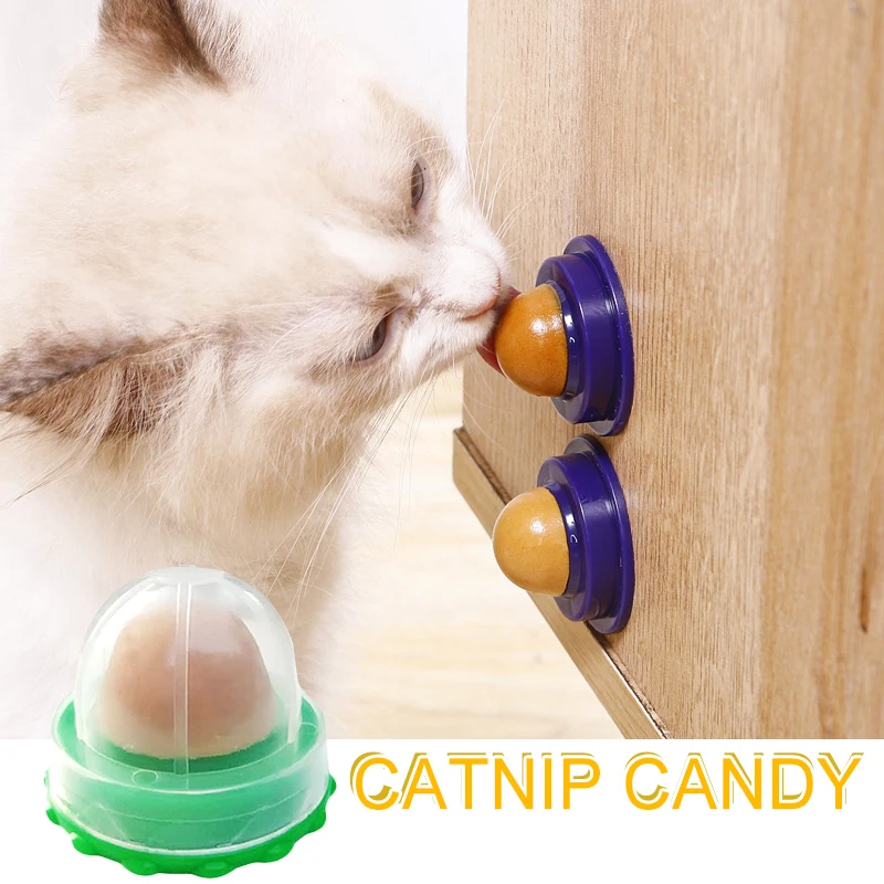 

Nutrition Catnip Cat Treats Sugar Licking Gel Cat Energy Ball Safety Healthy Candy Cat Lollipop Toys Lovely Snacks Accessories