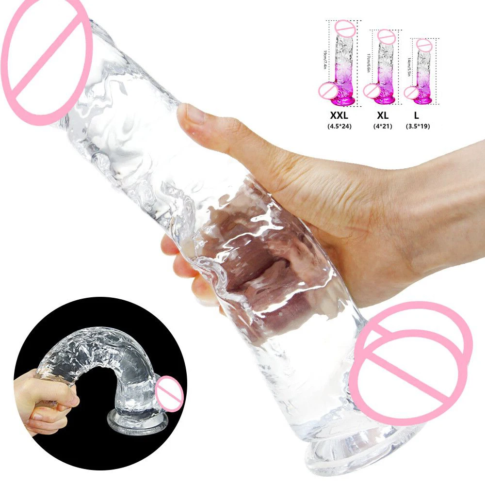 

Huge Dildo for Woman Realistic Penis Jelly Dildo with Suction Cup Female Masturbate Cock for Lesbian Artificial Penis Sex Toys