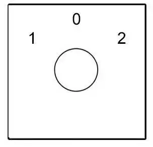 

Кулачковый переключатель YMW26-20/3 черный/синий 20А 660В 3-полюсный
