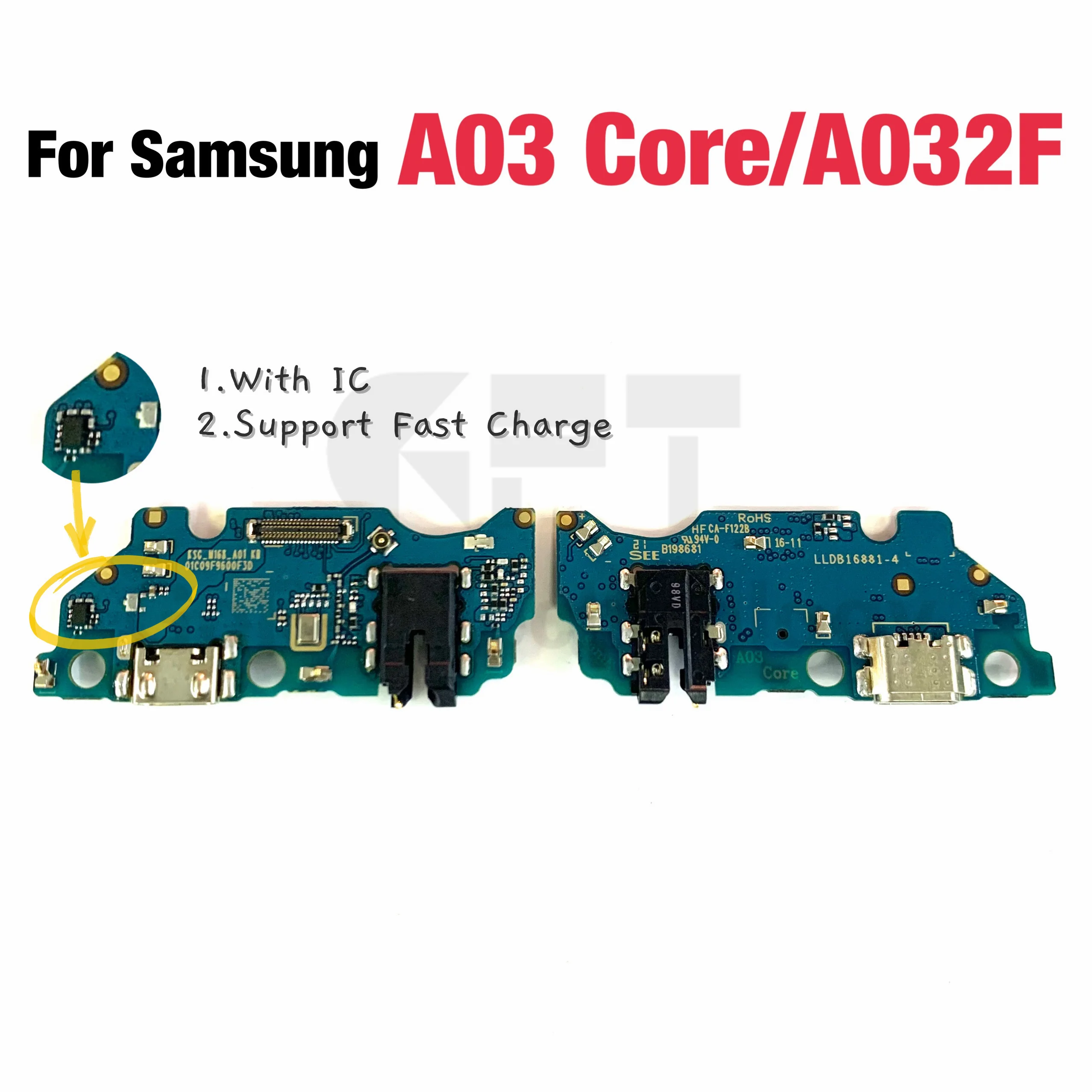 5 шт. Новая плата зарядного устройства PCB Flex для Samsung A03 Core A032F A035 A035U A13 5G A136B USB-порт
