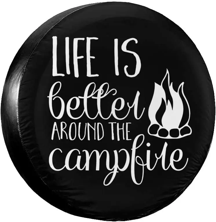 

Чехол для шин для кемпинга Life is at Good Better, переносные универсальные водонепроницаемые колпачки для колес для внедорожников, прицепов, жилых п...