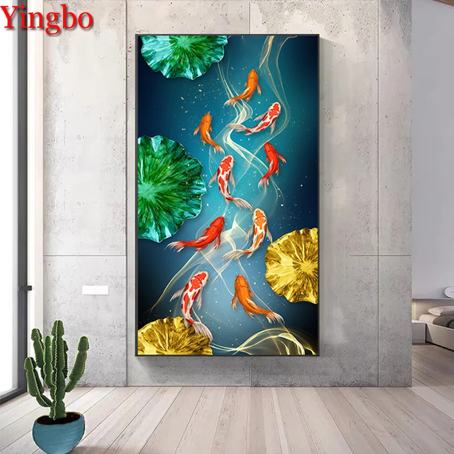 

Алмазная живопись "сделай сам", красное синее дерево, луна, пейзаж, алмазная вышивка ручной работы, полная вышивка крестиком 5d, мозаика, домаш...