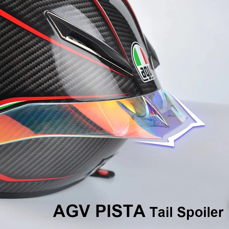 Motorcycle Helmet Big Tail Spoiler AGV PISTA GPR CORSA-R GPRR VELOCE-S Rear Parts & Accessories Moto Casco AGV Helmet Adornment