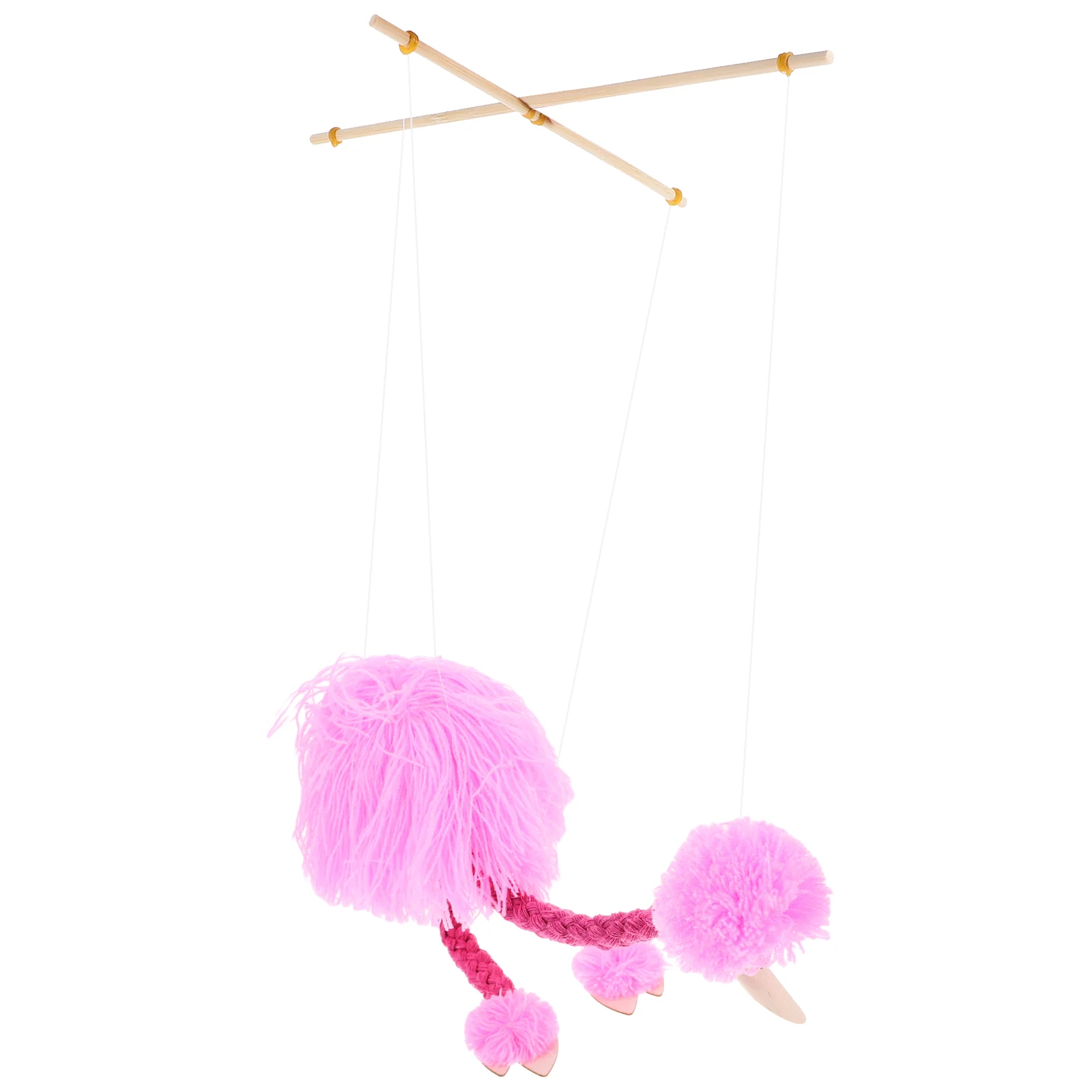 

Plush Animals Marionette Puppets Show Ostriches Interactive Toy Flamingo Toys Playthings