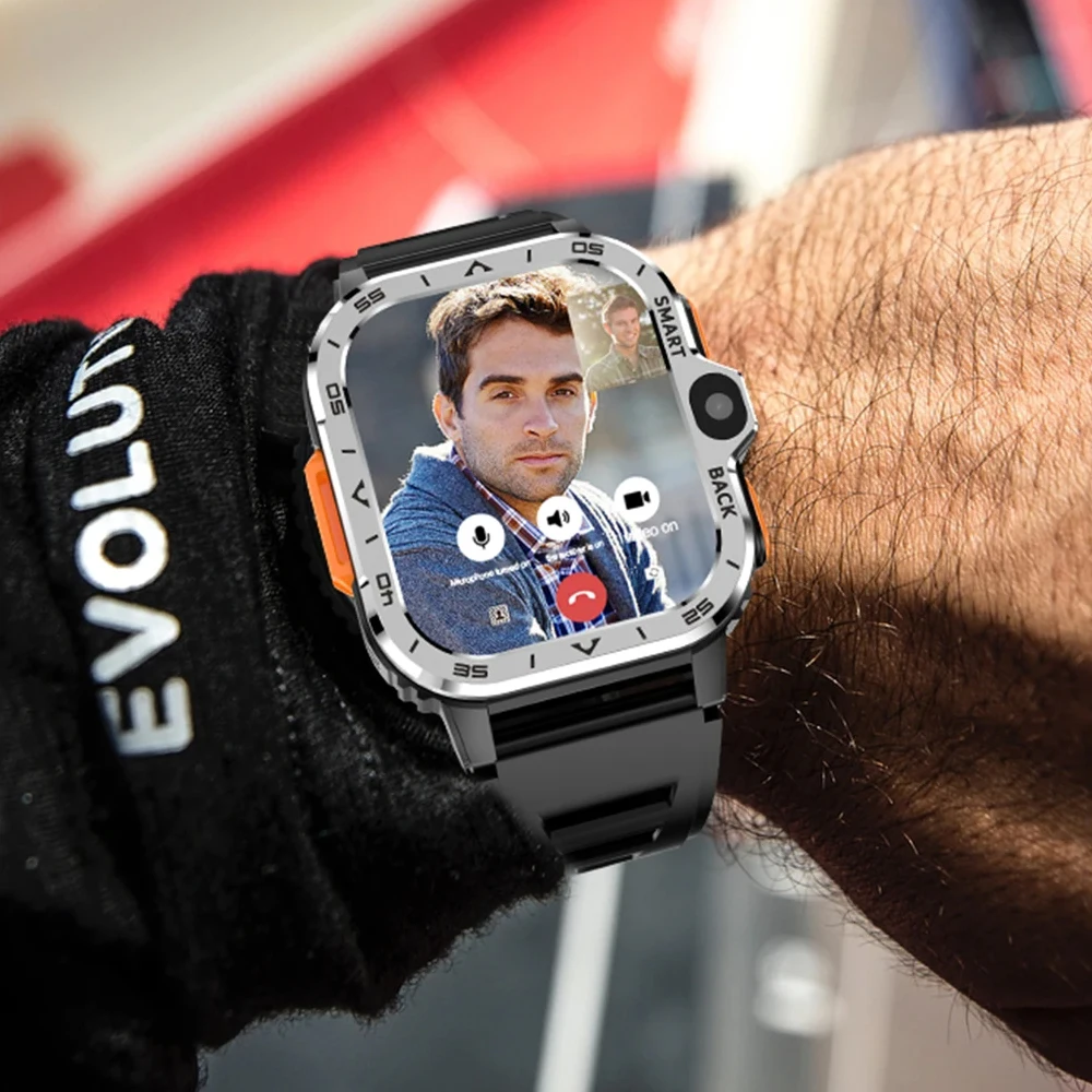 Смарт-часы Pgd 4g Lte для Мужчин С Gps Wi-fi Dual Sim Nfc Трекер Сердечного ритма Памятью 16/64 Гб